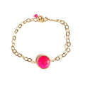 Bracelet - Hot Pink Chalcedony